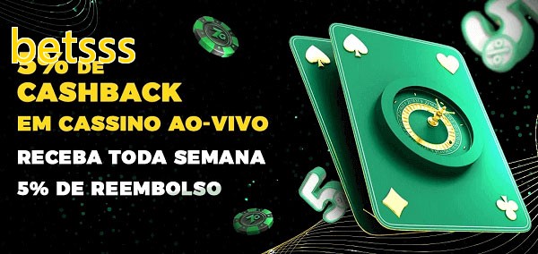 Promoções do cassino ao Vivo betsss